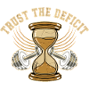 Stundenglas Kraft-Emblem