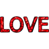 LOVE – Rot – 30 cm