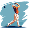 Golfspieler Grafik