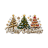 Merry Christmas Baum Trio Grafik