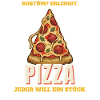 Kostüm erledigt: Pizza