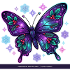 Wintergalaxie Schmetterling