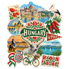 Ungarn Reisesticker