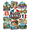 Frankreich Reisesticker