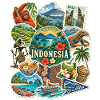 Indonesien Reisesticker