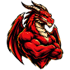 Feuerdrache Kraftbild