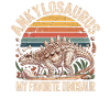 Lieblingsdinosaurier Ankylosaurus Dino Geschenk
