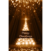 Leuchtender Glitzer-Weihnachtsbaum