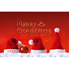 Frohe Weihnachten 2027 Hut-Trio