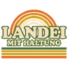Landei mit Haltung Retro Sonnenaufgang