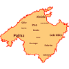 Mallorca spanien insalkarte 