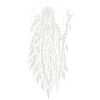 Der gehörnte Wanderer mit Runenschwert