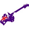 Purple Austral Guitar