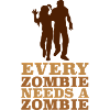 Jeder Zombie braucht ein Zombie-T-Shirt
