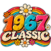 1967 Klassische Regenbogenblumen