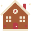 Lebkuchenhaus mit Zuckerguss – Weihnachten