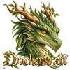 Drachenkraft – Grüner Naturdrache mit Geweih
