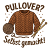 Pullover selbst gemacht Geschenk für Strickfans