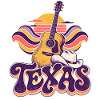 Texas Sunset Gitarre Retro