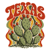 Texas Kaktus Retro Flair