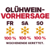 Glühwein-Vorhersage Wochenende