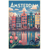 Amsterdamer Kanalporträt