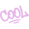 COOL Graffiti Pastellrosa