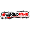#WIRSINDMEHR Graffiti Protest