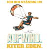 Ständig im Aufwind: Kiter eben