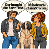 Frau_streichelt_Kangal_im_Comic