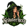 Rauchende Kräuterhexe Hanfblatt