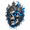 Königstotenkopf mit Blaufeuer