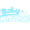 Baby Loading Logo in Sky Blue
