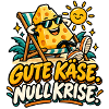 Käse am Strand: Sonnenspaß Spruch