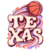 Texas Hoop Swirl
