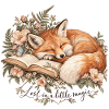Fuchs im Blumenbuch: Nachtzauber