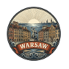Warschauer Polen Reiseabzeichen Altstadtsouvenir