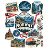 Norwegen Reisesticker