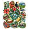 Malaysia Reisesticker