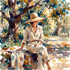 Sommerlicht in Aquarellkleid