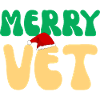 Süßes fröhliches Veterinär-Weihnachten-Vet-Tech-Geschenk