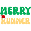 Merry Runner Weihnachtsgeschenk Laufmarathon