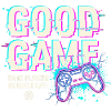 Neon Retro Game Graffiti