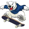 Eisbär Skater