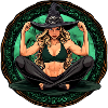 Yoga Hexe Halloween