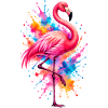 Niedlicher Flamingo Süße Flamingos