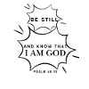 Psalm 46,10 Sei still