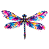 Prismatische Libelle