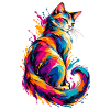Chromatische Katze
