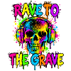 Rave Skull Neon-Kopfhörer